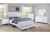 225071KE-S5 Gracemont 5-piece Eastern King Bedroom Set White