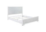 225071KE Gracemont 57-inch Eastern King Panel Bed Grey and White