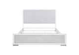225071KE Gracemont 57-inch Eastern King Panel Bed Grey and White