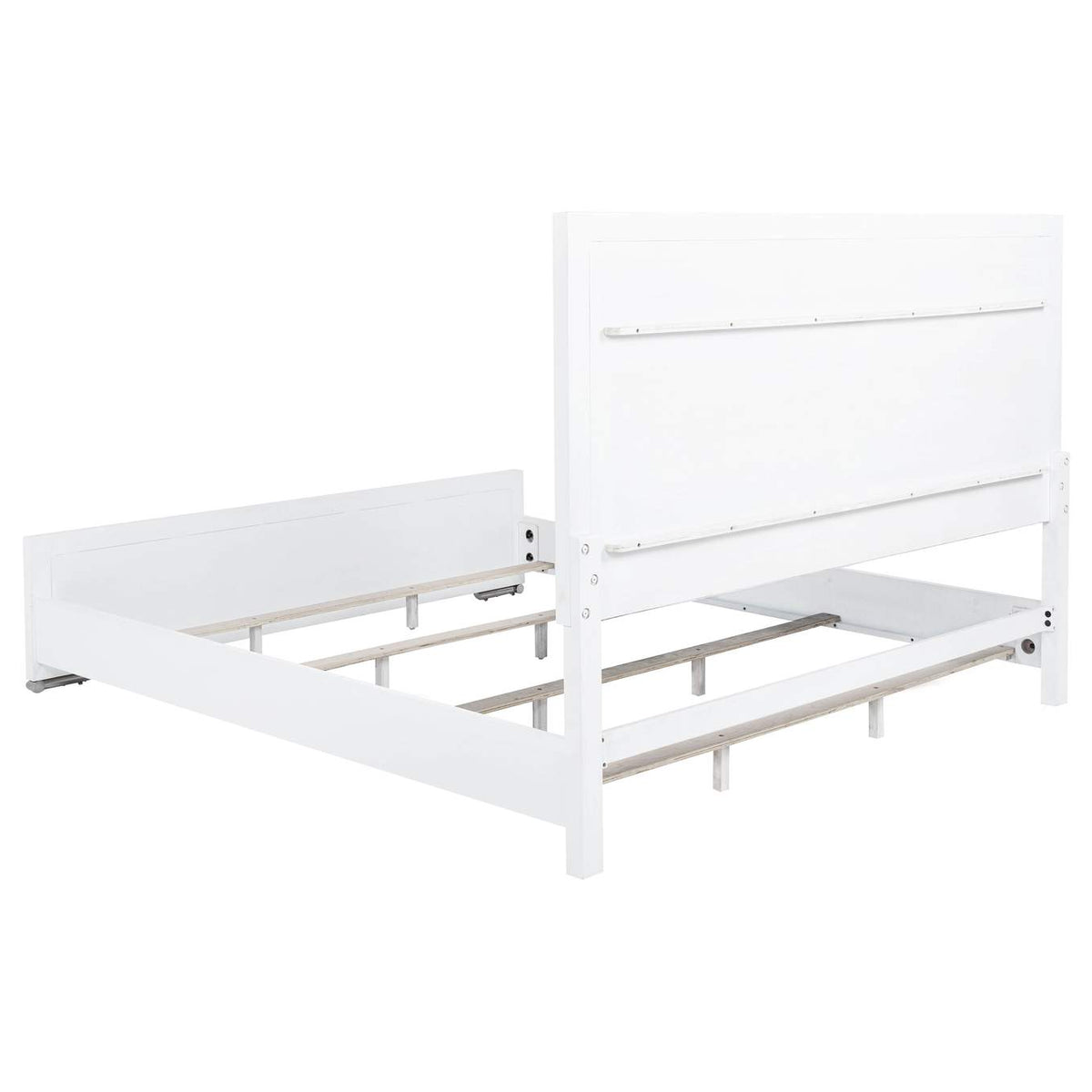 225071KE Gracemont 57-inch Eastern King Panel Bed Grey and White