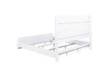 225071KE Gracemont 57-inch Eastern King Panel Bed Grey and White