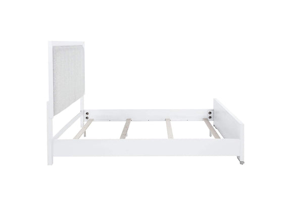 225071KE Gracemont 57-inch Eastern King Panel Bed Grey and White