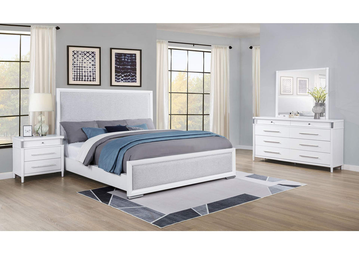 225071KW-S4 Gracemont 4-piece California King Bedroom Set White