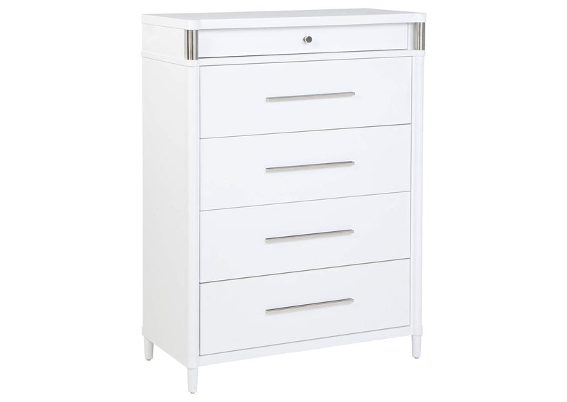 225071KW-S5 Gracemont 5-piece California King Bedroom Set White