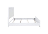 225071KW Gracemont 57-inch California King Panel Bed Grey and White