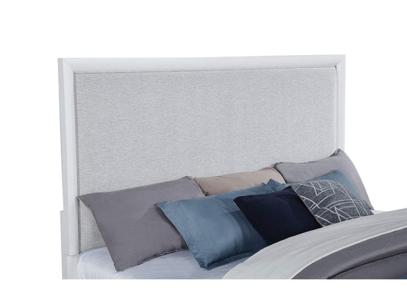 225071KW Gracemont 57-inch California King Panel Bed Grey and White