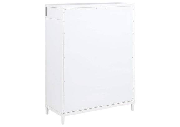 225071Q-S5 Gracemont 5-piece Queen Bedroom Set White