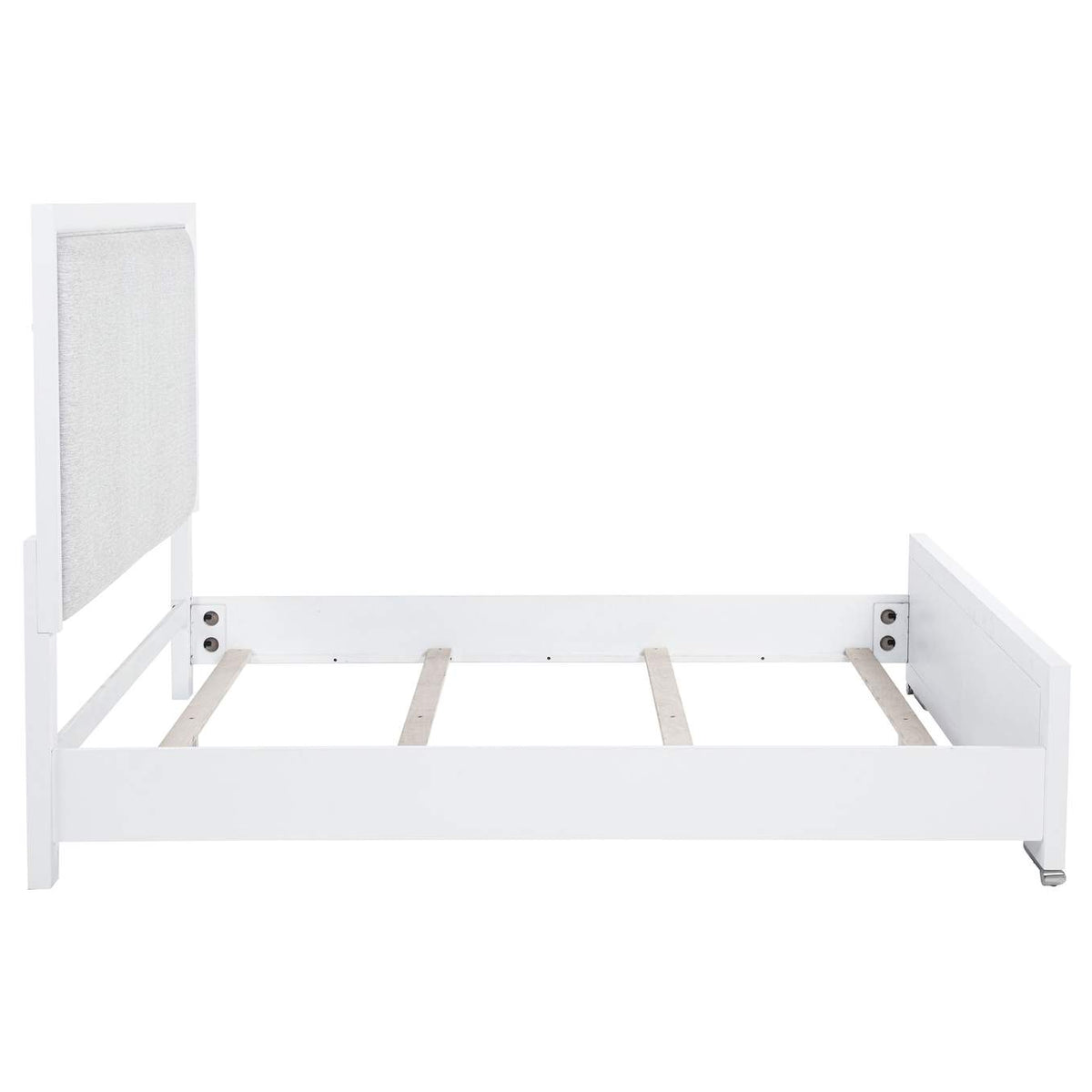 225071Q Gracemont 57-inch Queen Panel Bed Grey and White