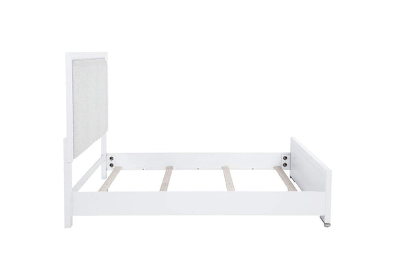 225071Q Gracemont 57-inch Queen Panel Bed Grey and White