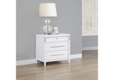 225072 Gracemont 3-drawer Bedroom Nightstand Bedside Table White