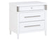 225072 Gracemont 3-drawer Bedroom Nightstand Bedside Table White