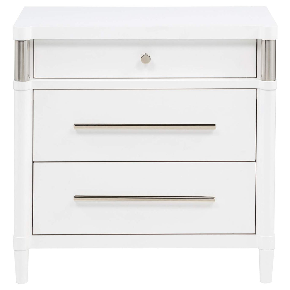225072 Gracemont 3-drawer Bedroom Nightstand Bedside Table White