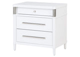 225072 Gracemont 3-drawer Bedroom Nightstand Bedside Table White