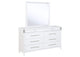 225073M Gracemont 8-drawer Bedroom Dresser with Mirror White