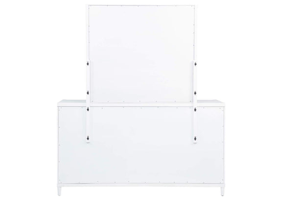 225073M Gracemont 8-drawer Bedroom Dresser with Mirror White