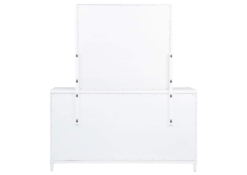 225073M Gracemont 8-drawer Bedroom Dresser with Mirror White