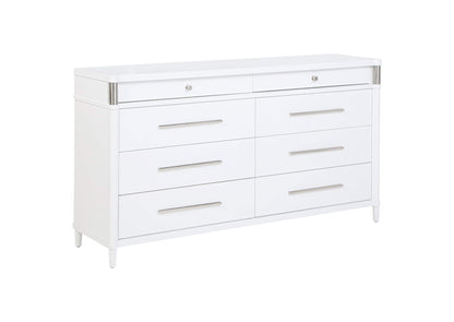 225073 Gracemont 8-drawer Bedroom Dresser Cabinet White