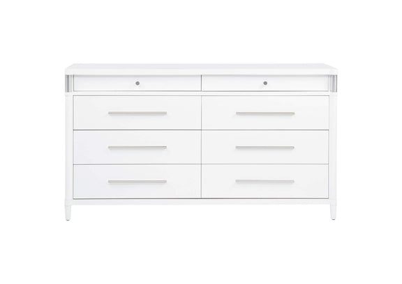225073 Gracemont 8-drawer Bedroom Dresser Cabinet White
