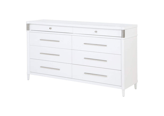 225073 Gracemont 8-drawer Bedroom Dresser Cabinet White