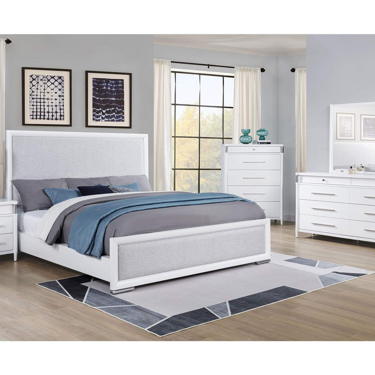 225073 Gracemont 8-drawer Bedroom Dresser Cabinet White