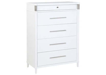 225075 Gracemont 5-drawer Bedroom Chest of Drawers White