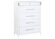 225075 Gracemont 5-drawer Bedroom Chest of Drawers White