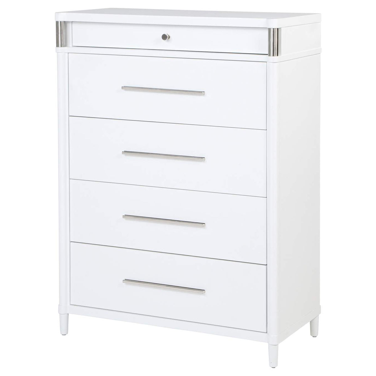225075 Gracemont 5-drawer Bedroom Chest of Drawers White