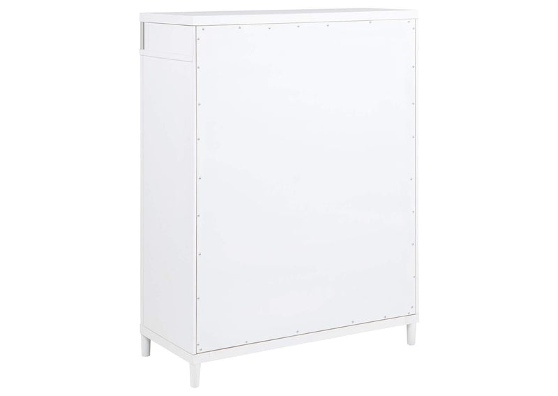 225075 Gracemont 5-drawer Bedroom Chest of Drawers White