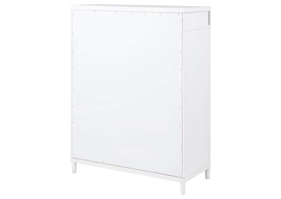 225075 Gracemont 5-drawer Bedroom Chest of Drawers White