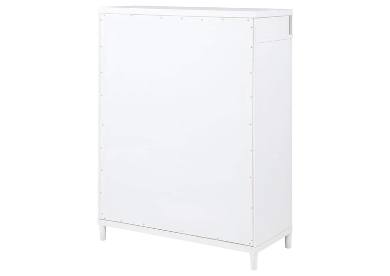 225075 Gracemont 5-drawer Bedroom Chest of Drawers White