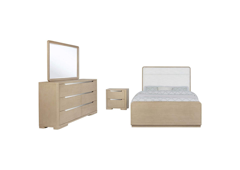 225081KE-S4 Ladera 4-piece Eastern King Bedroom Set Light Elm