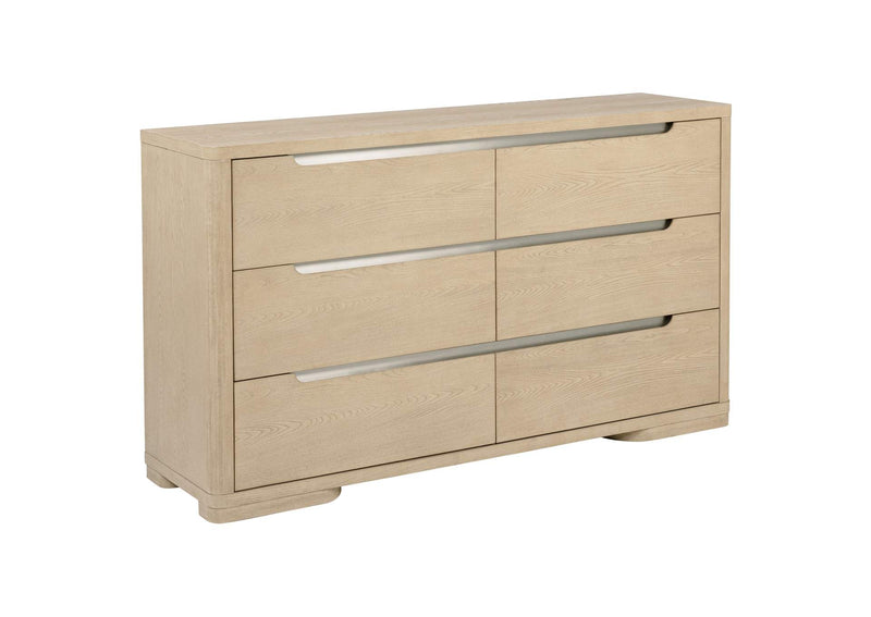 225081KE-S5 Ladera 5-piece Eastern King Bedroom Set Light Elm