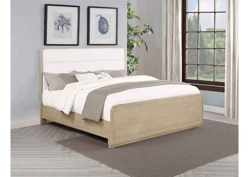 225081KE Ladera 56-inch Eastern King Panel Bed Light Elm