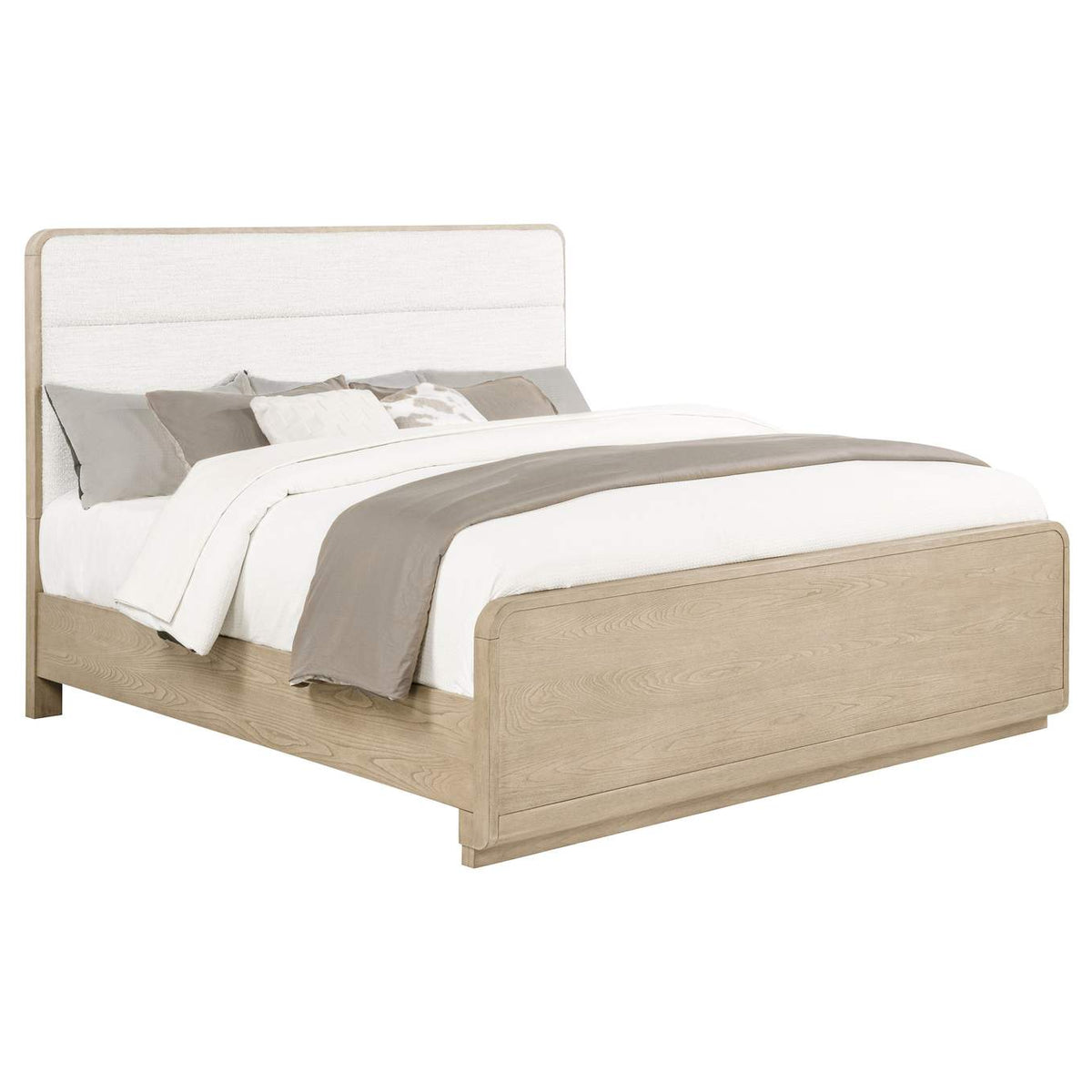 225081KE Ladera 56-inch Eastern King Panel Bed Light Elm