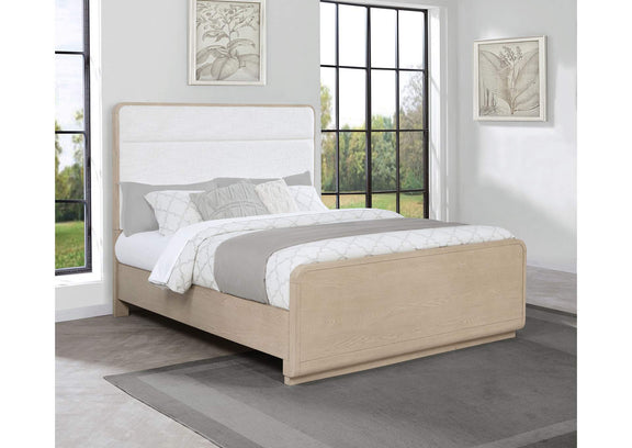 225081Q Ladera 56-inch Queen Panel Bed Light Elm