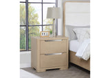 225082 Ladera 2-drawer Nightstand Bedside Table Light Elm