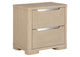 225082 Ladera 2-drawer Nightstand Bedside Table Light Elm