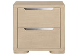 225082 Ladera 2-drawer Nightstand Bedside Table Light Elm