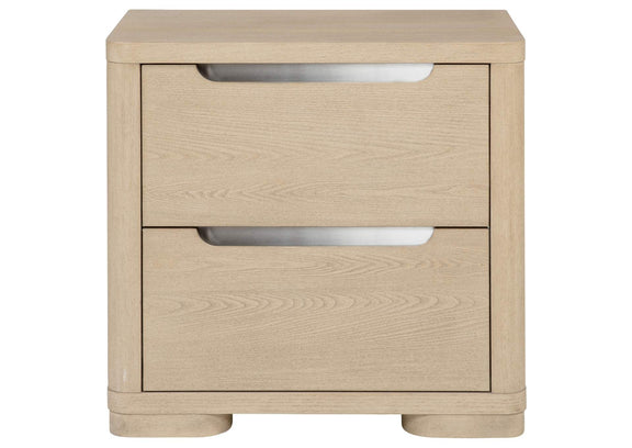 225082 Ladera 2-drawer Nightstand Bedside Table Light Elm