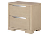 225082 Ladera 2-drawer Nightstand Bedside Table Light Elm