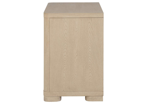 225082 Ladera 2-drawer Nightstand Bedside Table Light Elm
