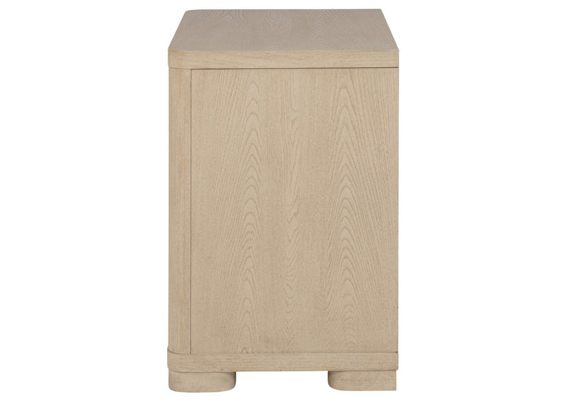 225082 Ladera 2-drawer Nightstand Bedside Table Light Elm