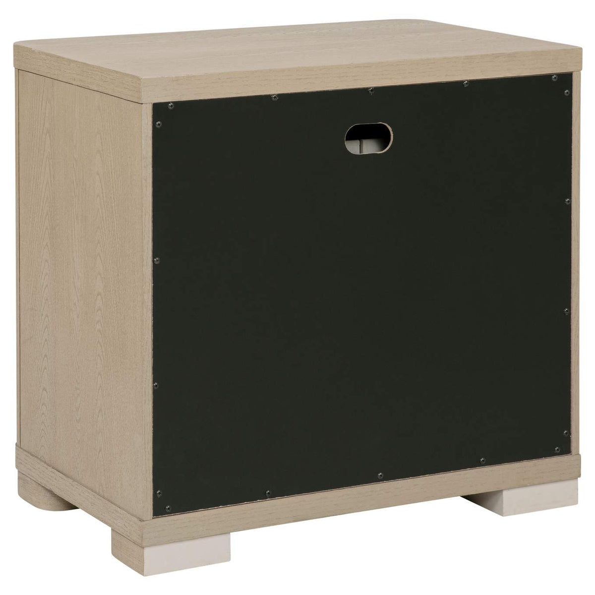 225082 Ladera 2-drawer Nightstand Bedside Table Light Elm