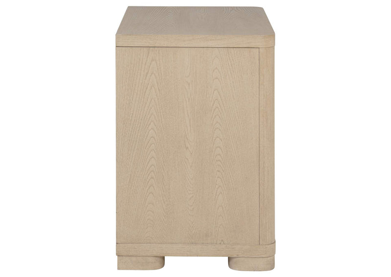 225082 Ladera 2-drawer Nightstand Bedside Table Light Elm