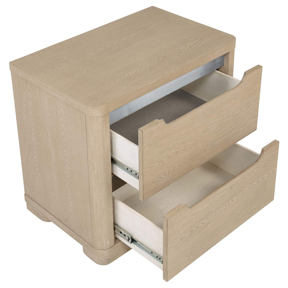 225082 Ladera 2-drawer Nightstand Bedside Table Light Elm