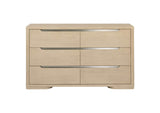 225083 Ladera 6-drawer Bedroom Dresser Light Elm