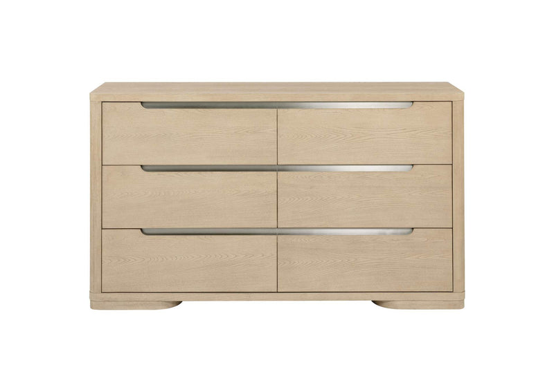 225083 Ladera 6-drawer Bedroom Dresser Light Elm