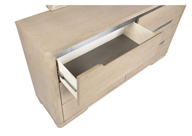 225083 Ladera 6-drawer Bedroom Dresser Light Elm