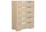 225085 Ladera 5-drawer Bedroom Chest of Drawers Light Elm