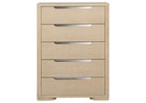 225085 Ladera 5-drawer Bedroom Chest of Drawers Light Elm